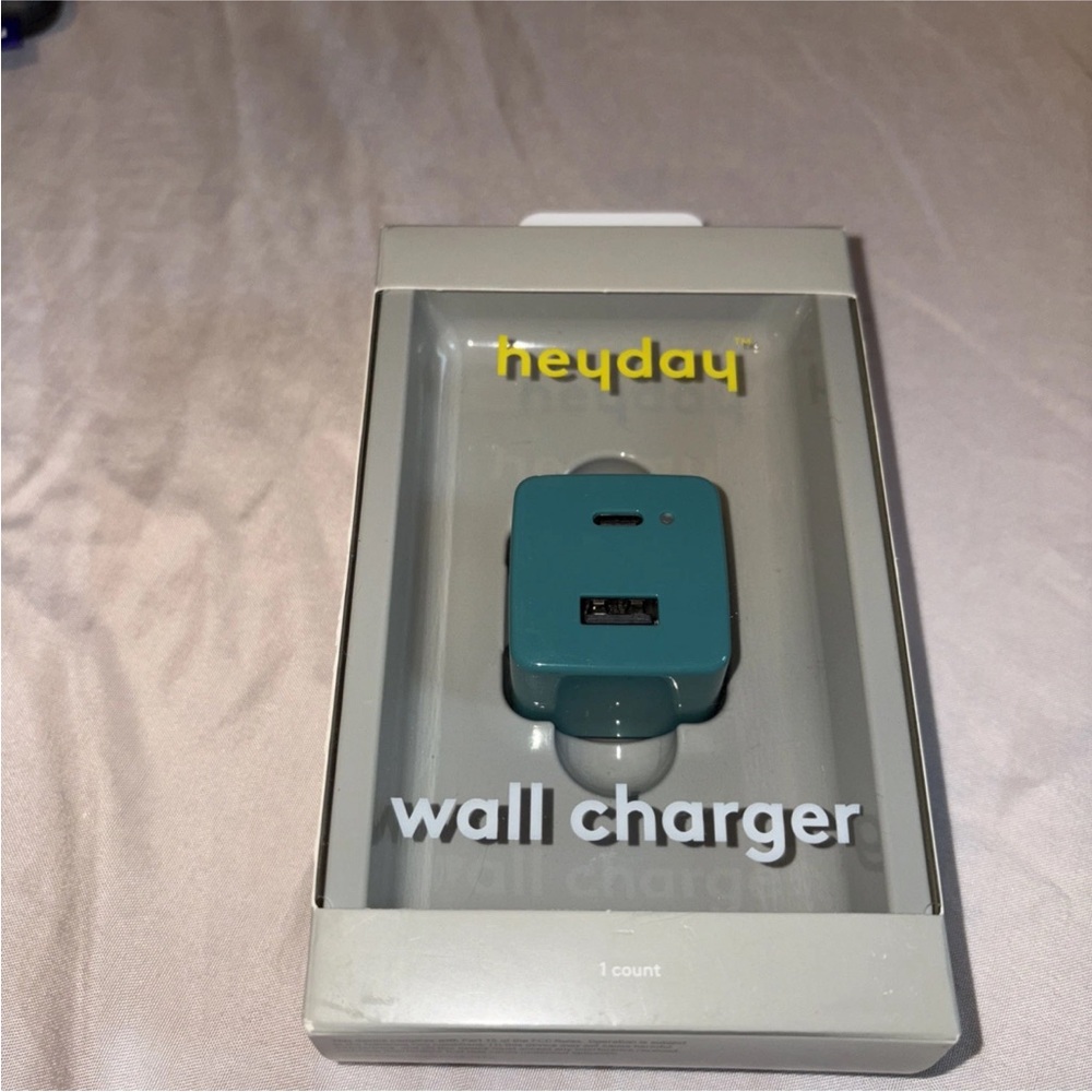 Heyday Teal Wall Charger